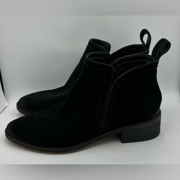 DOLCE VITA Women's Black Suede Ankle Boots - Picture 3 of 6